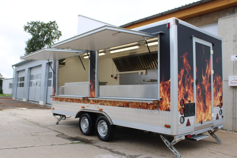 Edelstahl Foodtrailer 🔥 4,8m – Bild 10